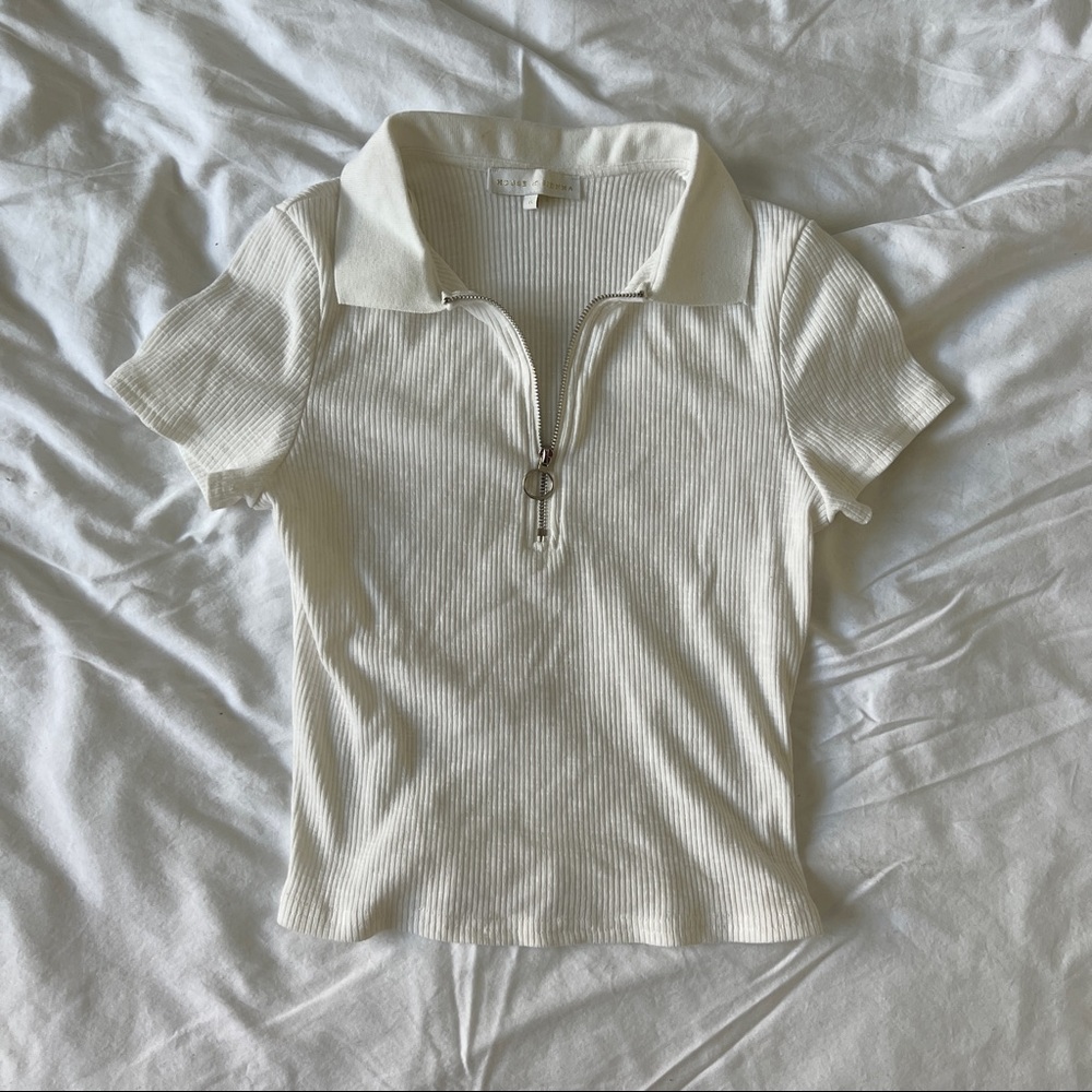 Beginning Boutique Cropped Polo